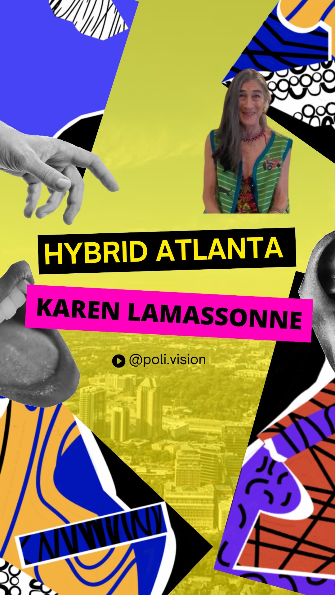 This episode of Hybrid Atlanta features Colombian-Argentinean artist Karen Lamassonne. She talks about her use of the human figure and recycled elements in her artistic work, and how the sixties and her multicultural upbringing shaped her vision of the world. Her last art show is Tripping.
Watch the complete interview (Link in bio) or here: https://www.youtube.com/watch?v=6V39B7spg2Q&t=250s